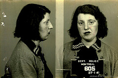 Verhaftete Prostituierte in Montréal, 1941 